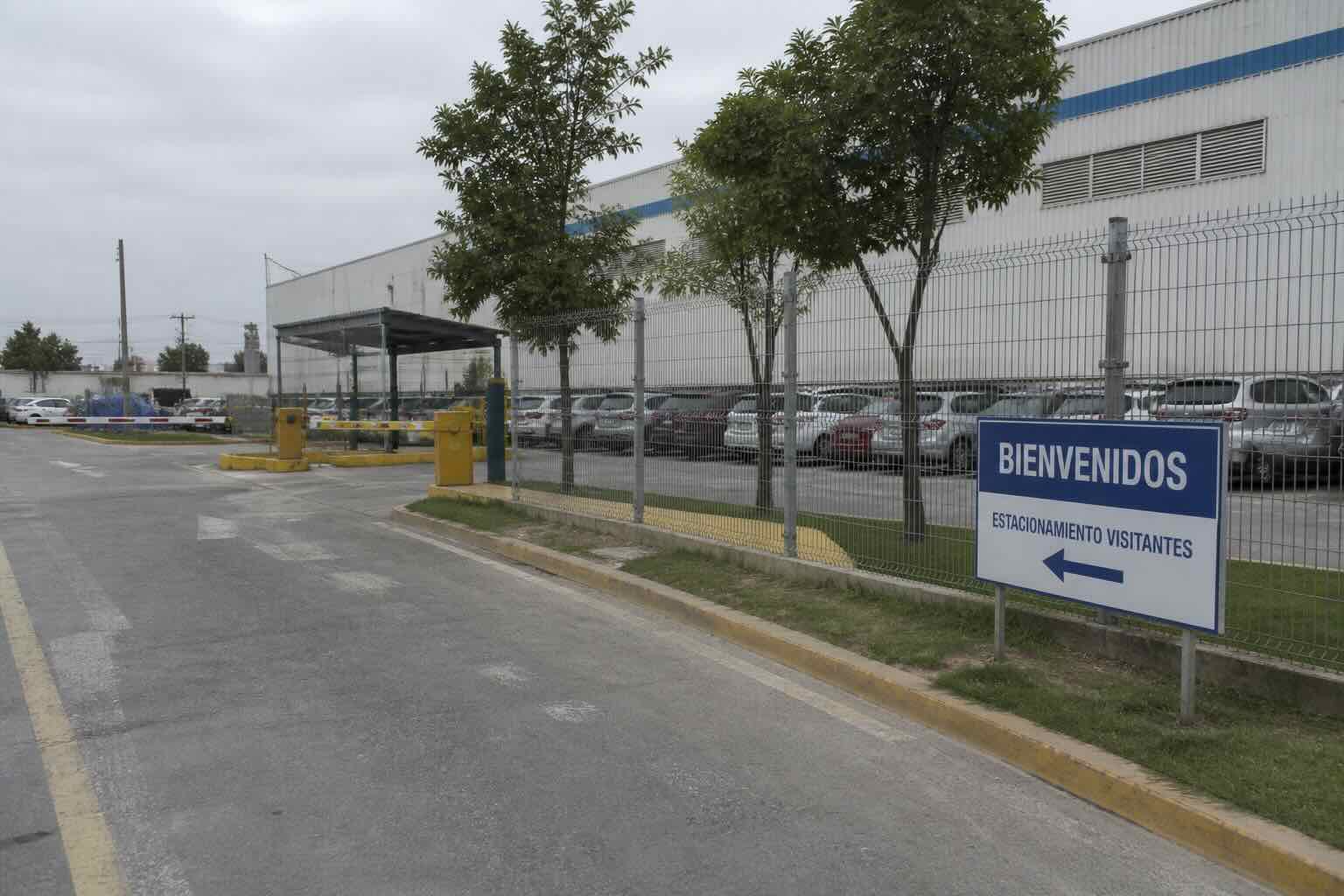 Bienvenida estacionamiento